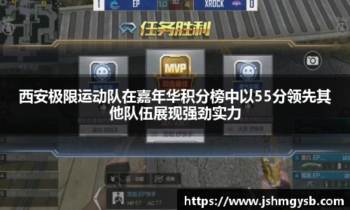 西安极限运动队在嘉年华积分榜中以55分领先其他队伍展现强劲实力